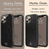 Dark Leopard Custom Curly Initials iPhone Case - Centered
